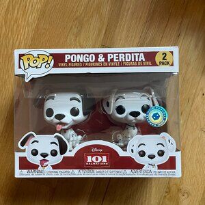 Funko Pop! Disney 101 Dalmations Dogs Pongo and Perdita PIAB Exclusive 2 Pack